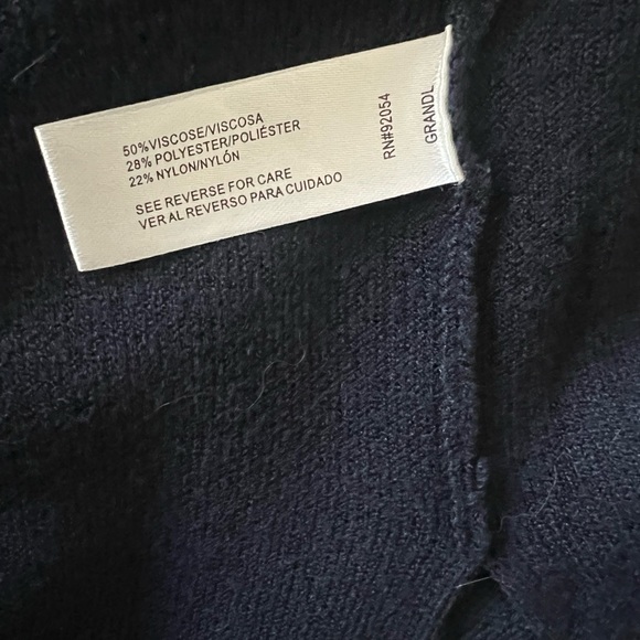 By Design Navy sweater coat - Picture 6 of 6